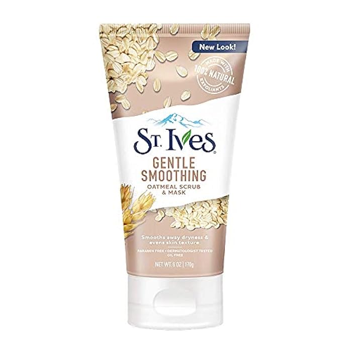 St. Ives Nourishing and Smoothing Face Scrub and Mask with Oats, 6 ounces - Image 1