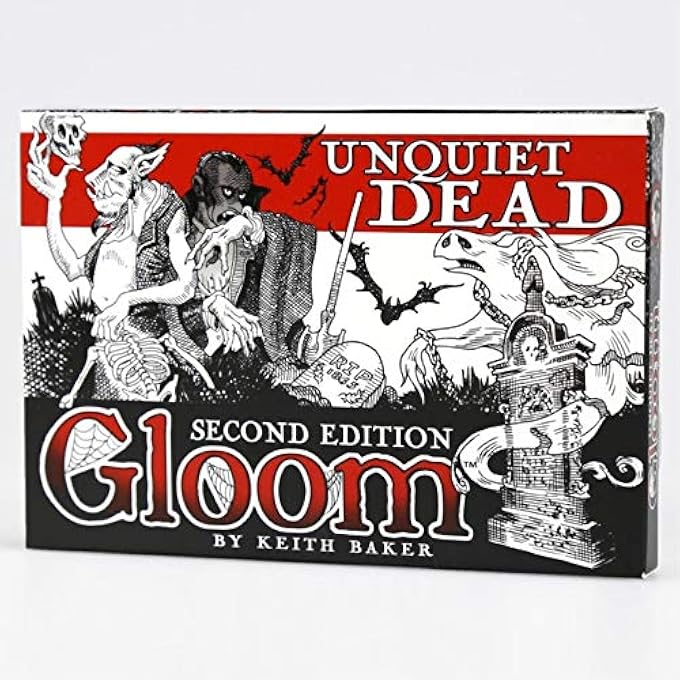 ATG01355 لعبة ورق Gloom Unquiet Dead 2nd Edition متعددة الألوان