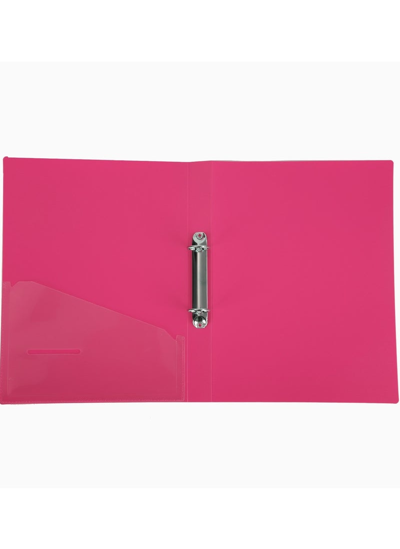 Deli - A4 Size Two Ring Binder With 1 Inch Width Assorted Colours - Image 1