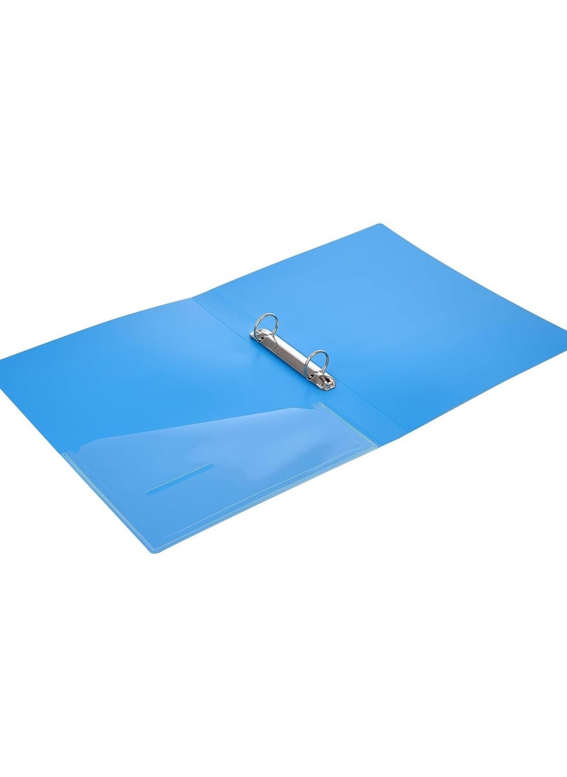 Deli - A4 Size Two Ring Binder With 1 Inch Width Assorted Colours - Image 1