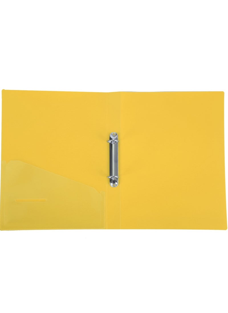 Deli - A4 Size Two Ring Binder With 1 Inch Width Assorted Colours - Image 1
