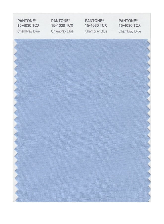Pantone 15-4030 TCX Smart Color Swatch Card, Chambray Blue - Image 1
