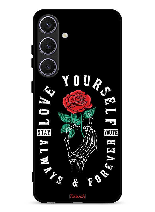 Tolwak Samsung Galaxy S24 Plus 5G Protective Case Cover Love Yourself Always - Image 1