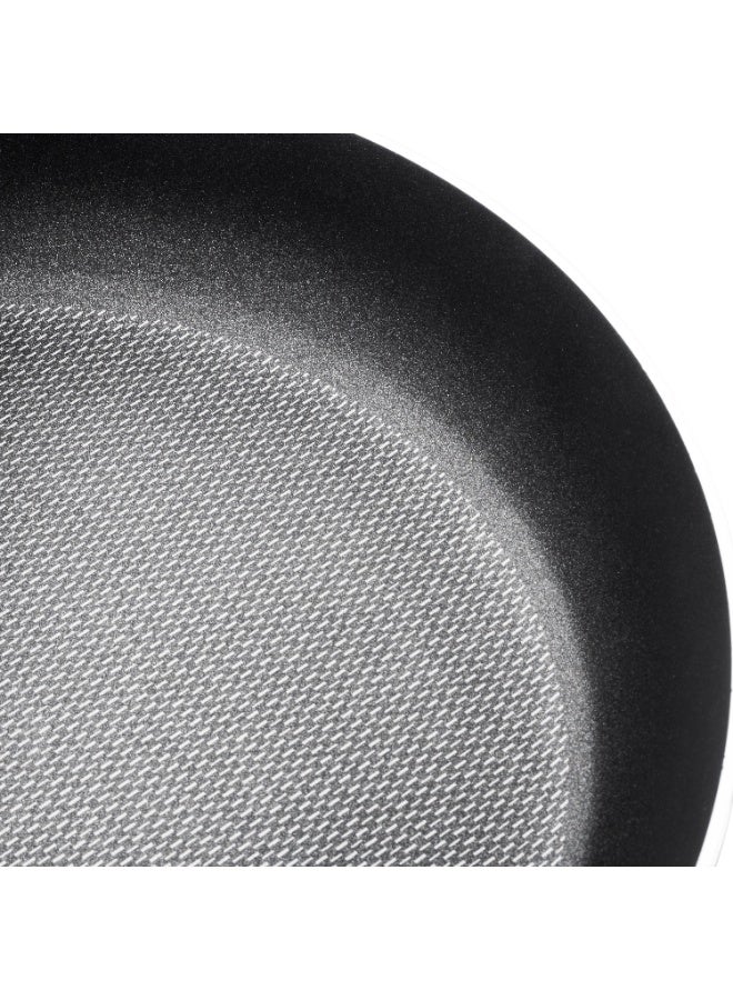 طاوة من مادة الألمنيوم المغطاة بمادة غير قابلة للالتصاق مع يد عازلة للحرارة  مقاس 32*5 سم - Image 2