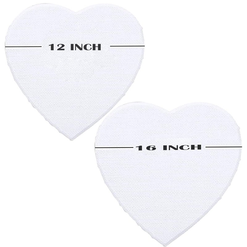 URBAN BOX Canvas Boards for PaintingWhite Blank Stretched Canvas Boards for Oil or Acrylic PaintingArtist White Cotton Canvas BoardKit DIY Gift for Kids Artist Painters Beginners Pack of 2 - Image 2