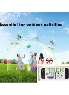 TREK Insect and mosquito repellent wet wipes, wipes with natural ingredients, lemon grass and citronella oil for home, travel and camping, safe and healthy, 50 wipes  - Image 5