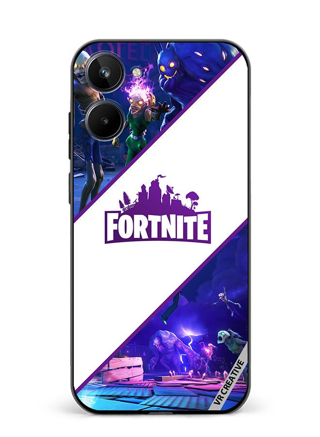 VR CREATIVE Protective Case Cover For Realme 10 Fortnite Design Multicolour - Image 1
