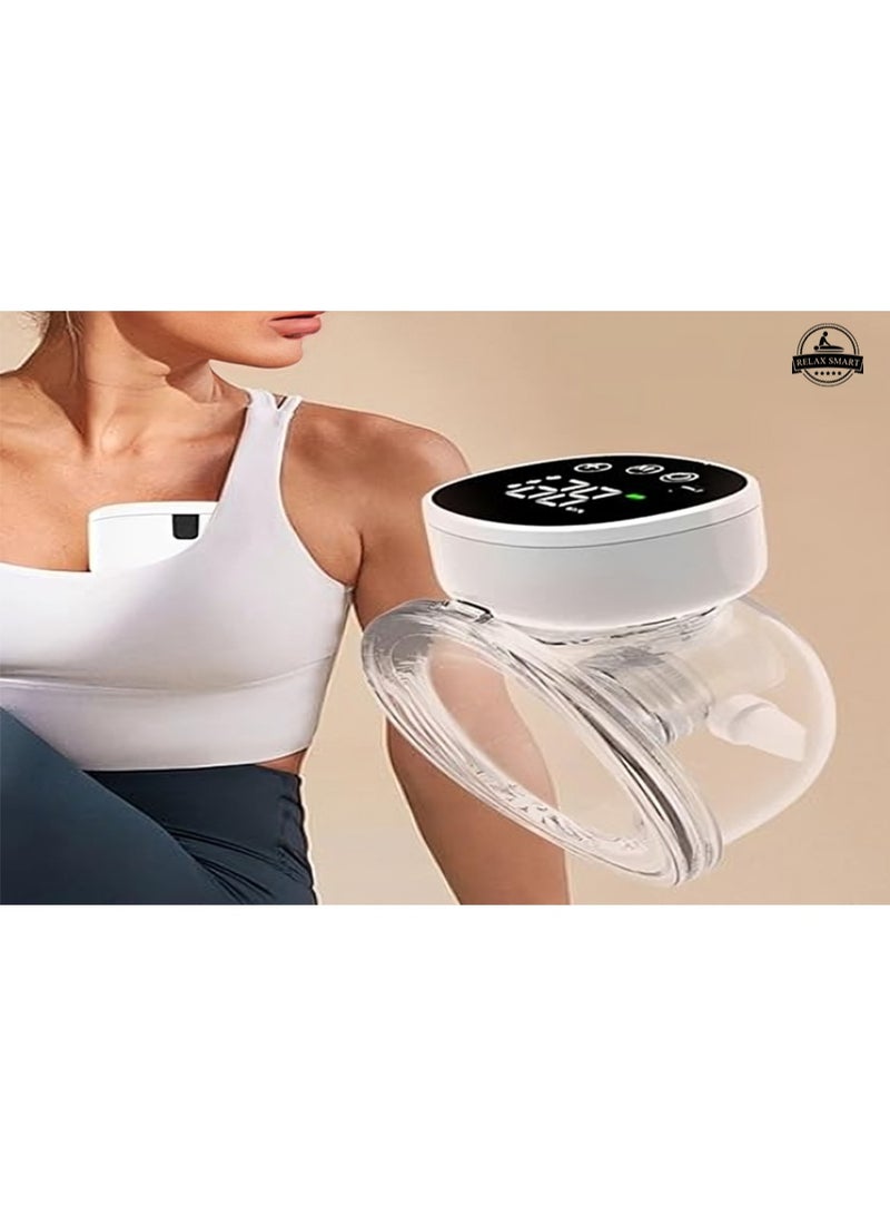 Relax Smart MomiEase Wearable Electric Breast Pump – Single Portable, Rechargeable, Quiet & Leak-Proof Design - Image 5