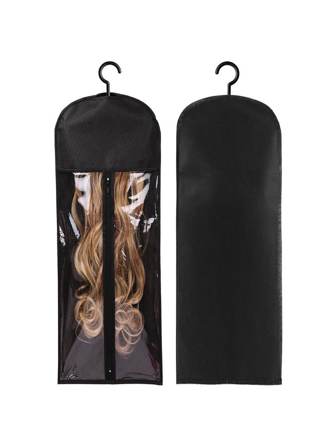AIHOPESTO 3PCS Extra Long Hair Extension Holder wig bag wig storage for Multiple Wigs Holder Hair Extension Hanger Wig Storage Bags Wig Hanger for Multiple Wigs Hair Extensions, Wigs & Accessories(31.5 Inch) - Image 2