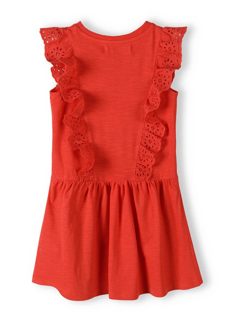 مينوتي Kids Broderie Frill Dress