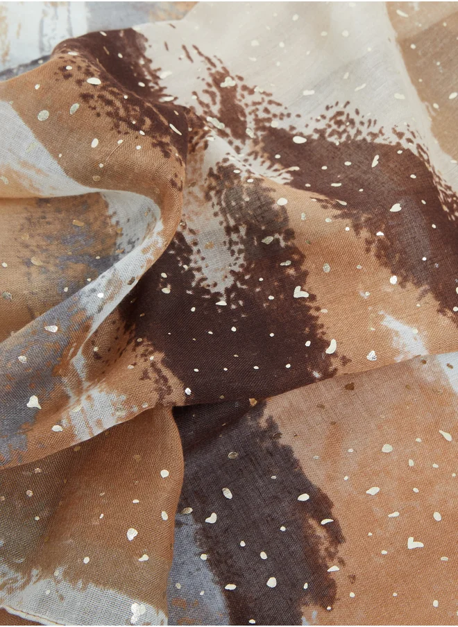ستايلي Styli Women Abstract Printed Scarf