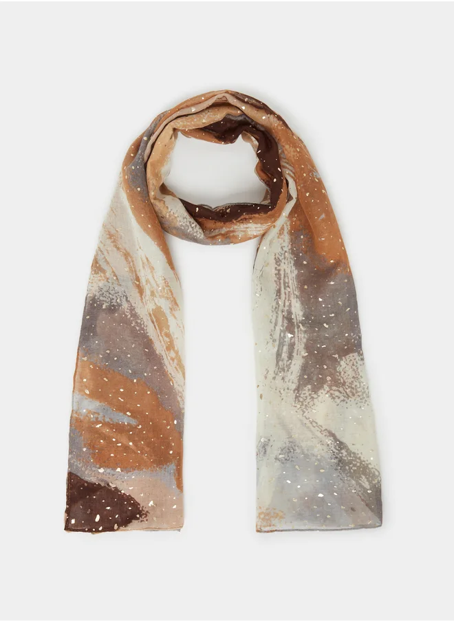 ستايلي Styli Women Abstract Printed Scarf