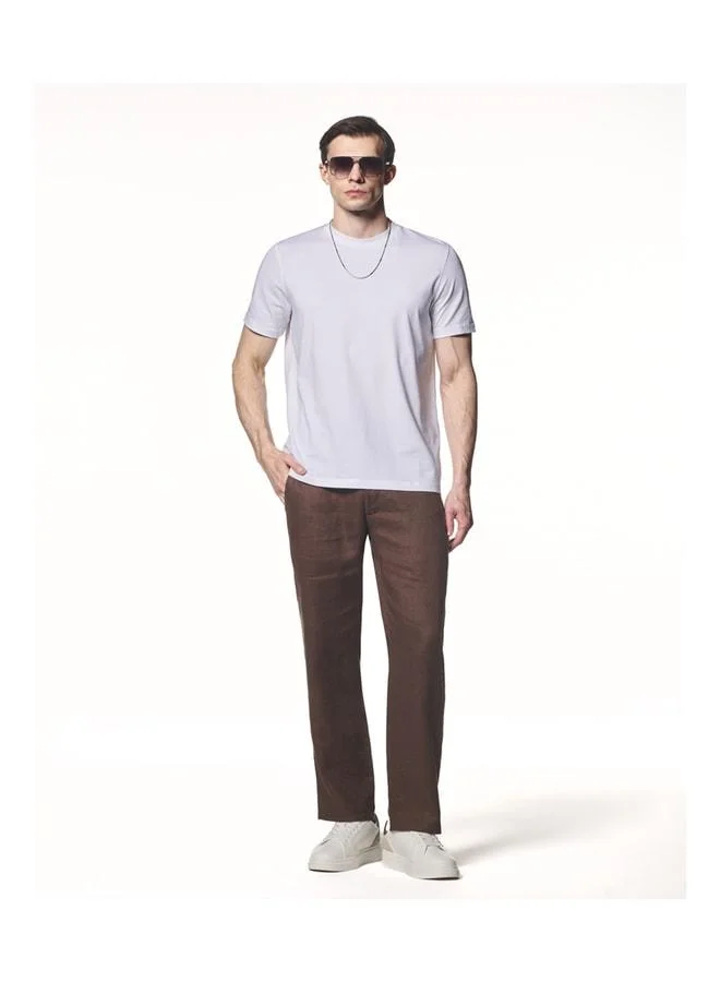 Liwali Cotton Blend Short Sleeve T-Shirt.