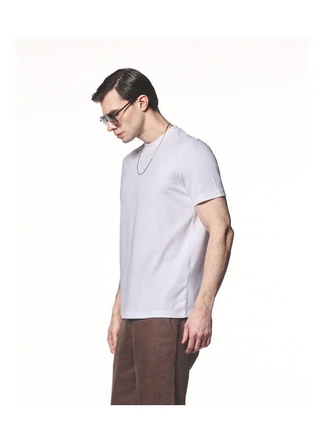 Liwali Cotton Blend Short Sleeve T-Shirt.