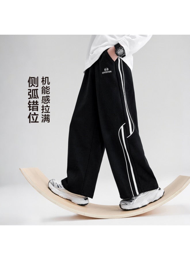 Zuoxi Boys' Sport Pants Kids Wide-leg Trousers Loose-fit Pants For Big Boys Spring/autumn 2025 New Stylish Long Pants - Image 3