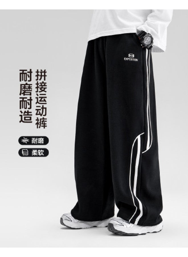 Zuoxi Boys' Sport Pants Kids Wide-leg Trousers Loose-fit Pants For Big Boys Spring/autumn 2025 New Stylish Long Pants - Image 1