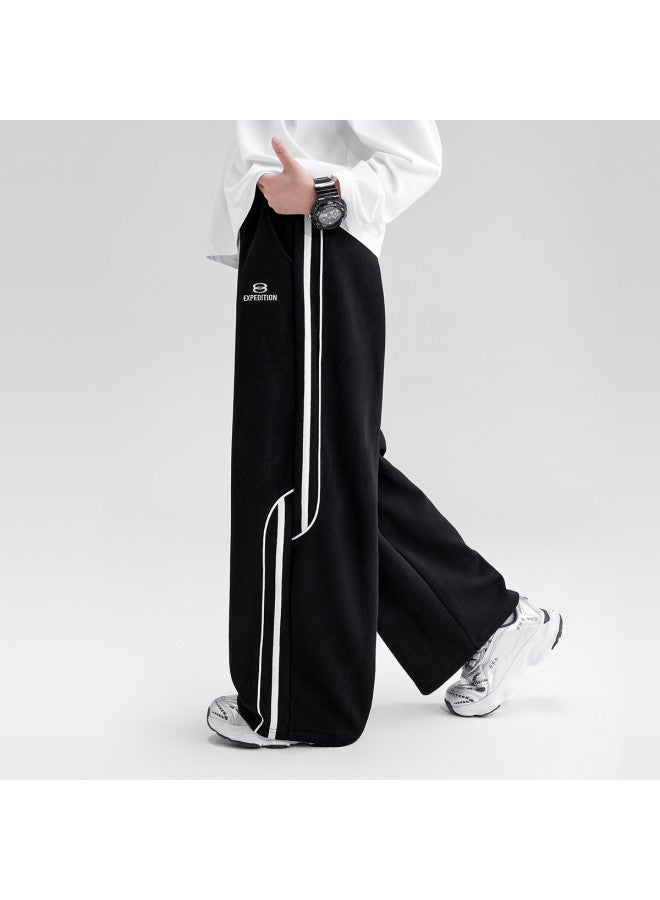Zuoxi Boys' Sport Pants Kids Wide-leg Trousers Loose-fit Pants For Big Boys Spring/autumn 2025 New Stylish Long Pants - Image 5