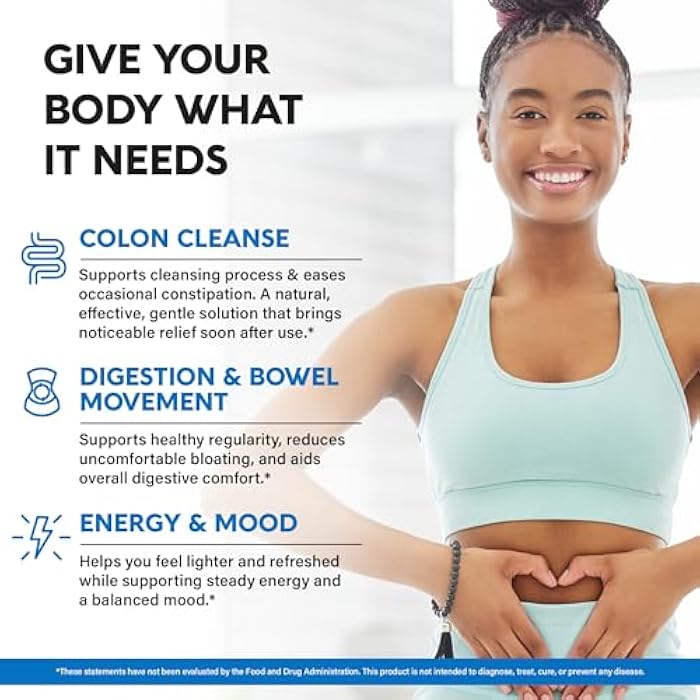 NUTRAHARMONY Colon Cleanse - 15 Day Cleanse for Women & Men - Senna | Cascara | Garcinia Cambogia | Probiotics & Fiber - Digestion & Detox - Debloating & Bowel Movement - Natural & Vegan - Made in USA, 30 Capsules - Image 3