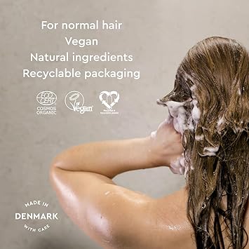 Urtekram Shampoo Rose Normal Hair 250 mlVegan Organic Moisturizing Natural Origin - Image 3