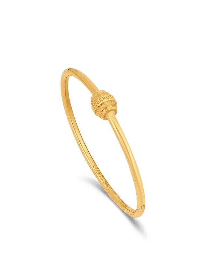 Flavia Gold Signature Bangle for Women