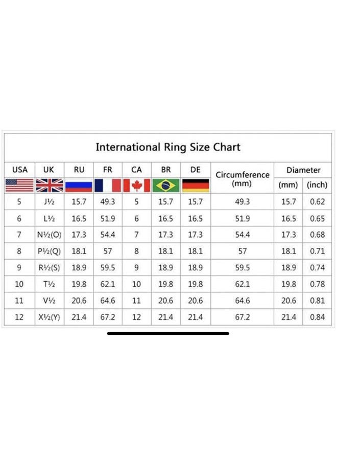 AZQ 925 Sterling Silver Shiny Full Diamond Gemstone Ring 18K Gold Cocktail Ring Cubic Zirconia Promise Ring CZ Diamond Multi Row Rings Eternity Engagement Wedding Party Ring for Women Z.132 (US Code 8) - Image 5