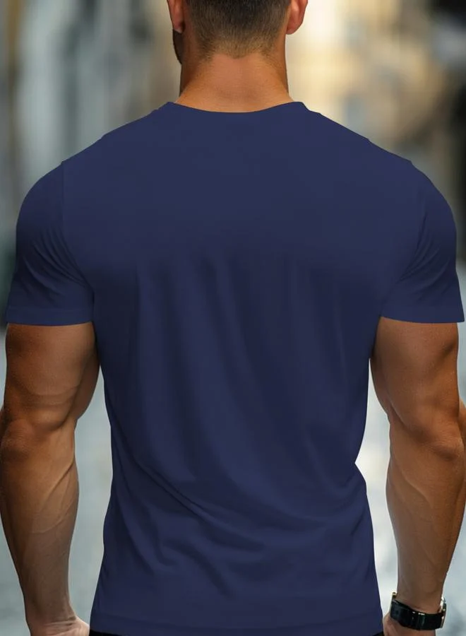 Take Two men's solid round neck short sleeve t-shirt