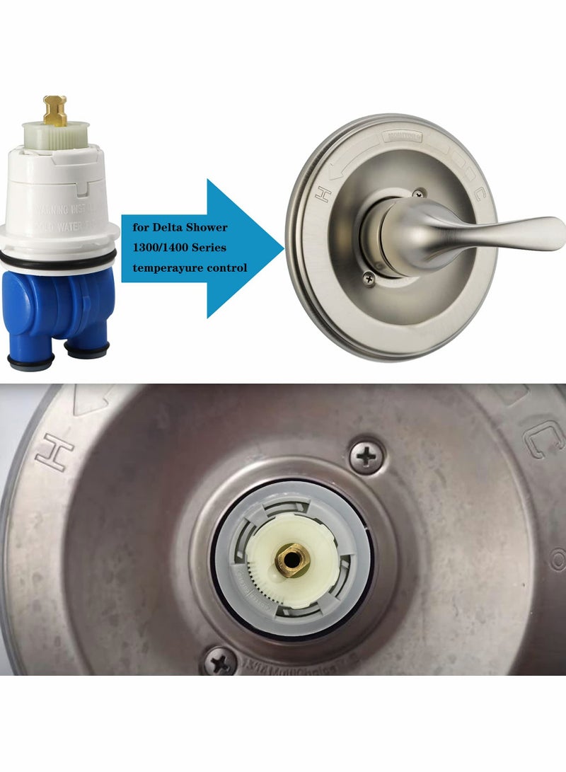 SOLARAE RP19804 Pressure Balance Shower Cartridge Assembly Replacement for Delta 1300/1400 Series Tub and Shower, Fits Select Monitor Valves 1 PCS - Image 5