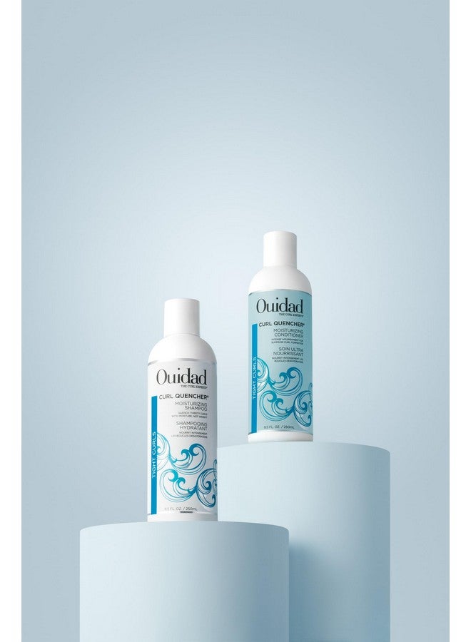 Ouidad Curl Quencher Moisturizing Shampoo - 8.5 Fl Oz, Curl Defining Hair Shampoo For Nourished & Hydrated Curls, Vegan, Color Safe Shampoo With Chamomile & Vitamin A & E, For Tight Curls - Image 3