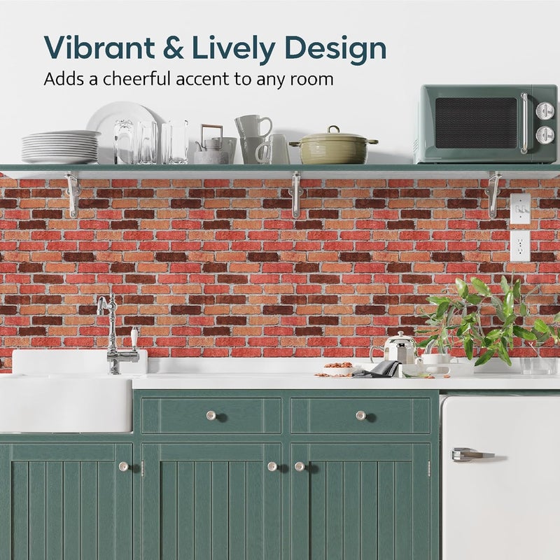 Kuber Industries 5Mtr PVC Waterproof Self Adhesive Wallpaper for Wall, Bedroom & Living Room | Interior and Exterior Wallpaper for Almirah | Number WP-4 - Image 2