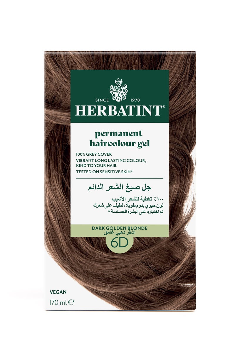 Herbatint Hair Color 6D Golden Blonde - Image 1