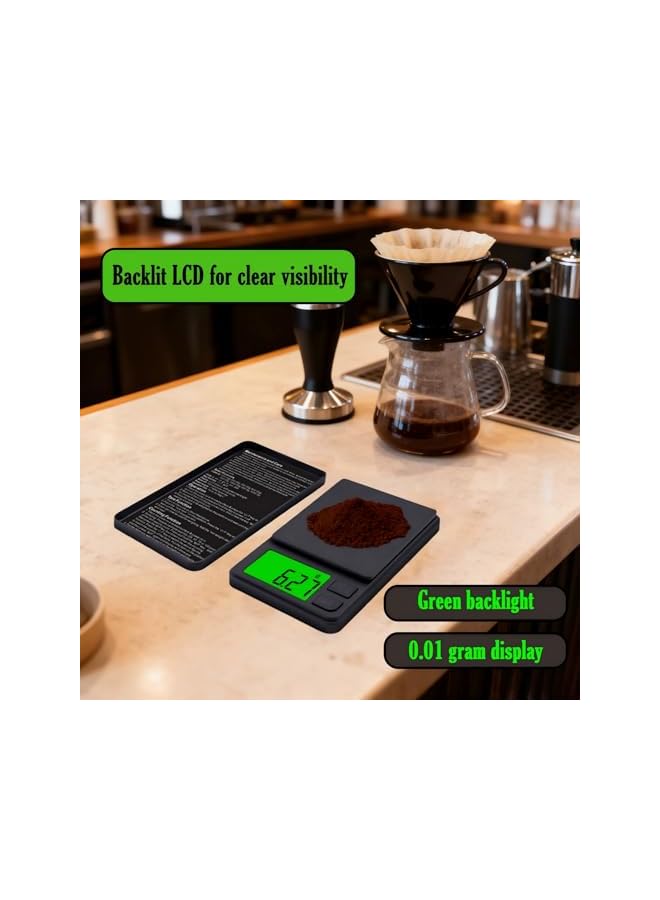 S-TOP Digital Pocket Scale 1000 g x 0.01 g, Mini Kitchen Scale for Jewelry, Gold, Coffee, Travel Food Weighing - Image 3