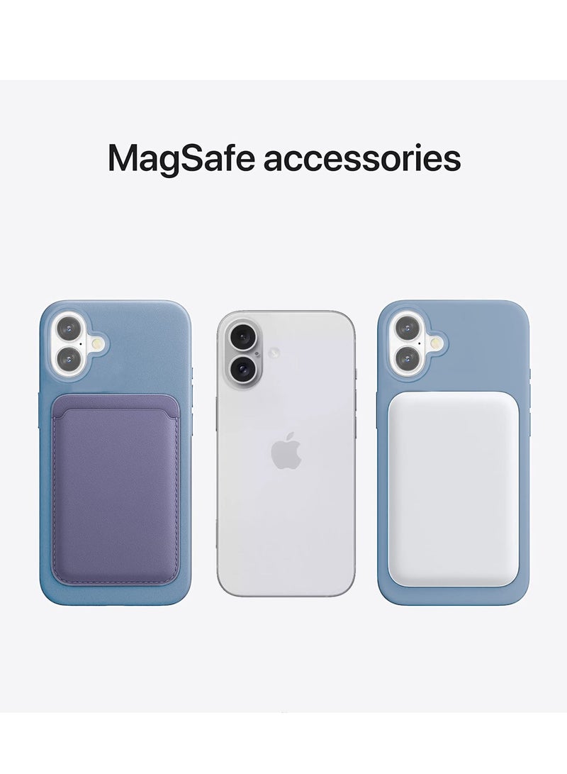 دبليو تيك غطاء جراب سيليكون سائل بريميوم من ابل ايفون 16 2024 - أزرق صخري - Image 3