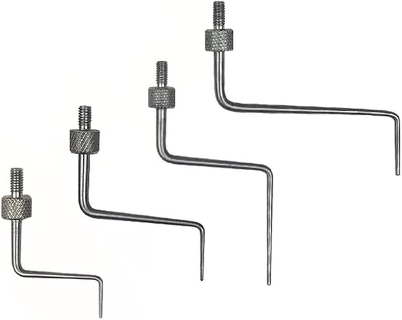 M2 5 Threaded Shank Stainless Steel Depth Gauge Dial Indicator Needle Point Tip B20C10 - Image 1