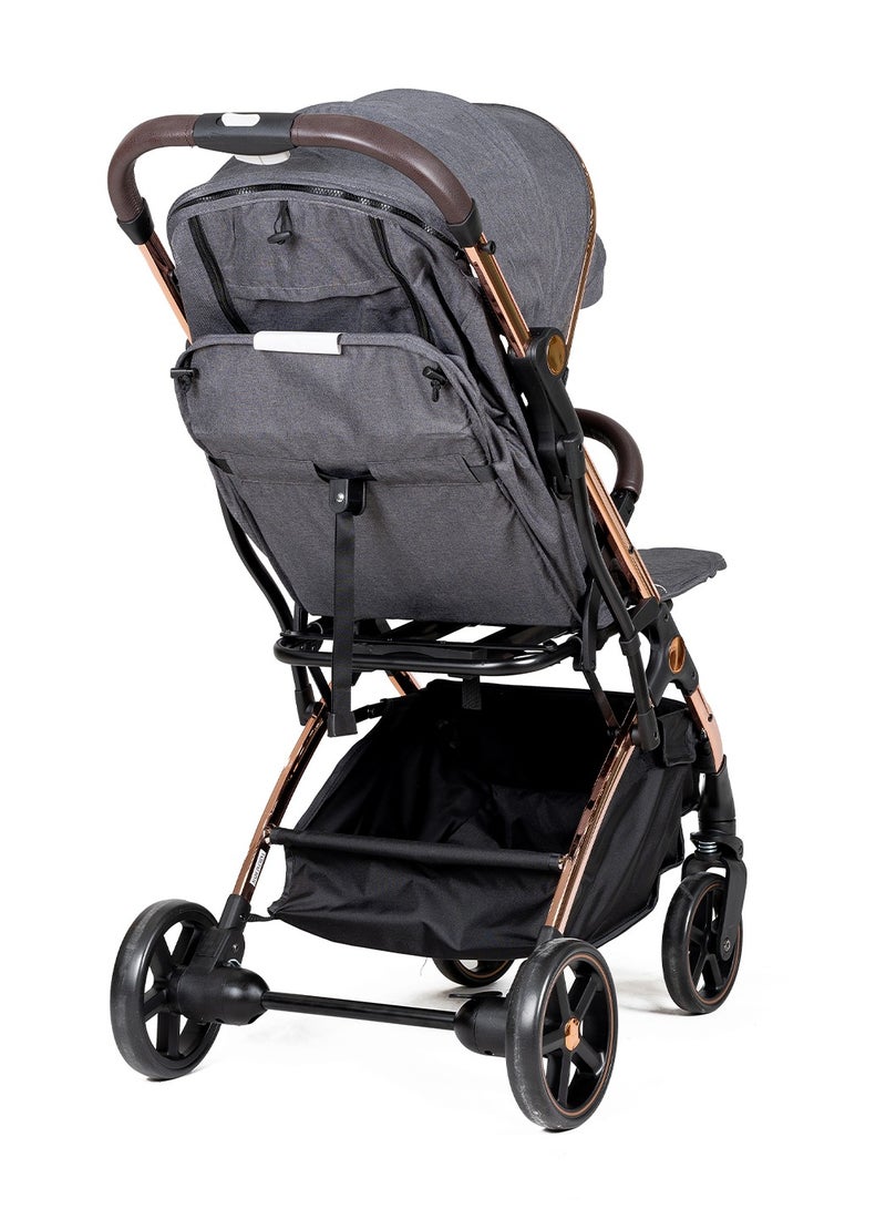 Kidilo Ultra Luxury & Lightweight Compact Travel Stroller â€“ Comfortable, Foldable Stroller for Infants & Toddlers Up to 5 Years | Perfect Baby Travel Gear, Umbrella Baby Stroller - Image 4