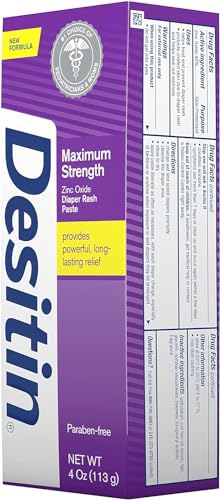 DESITIN Maximum Strength Diaper Rash Paste 4 oz ( Pack of 12) - Image 5