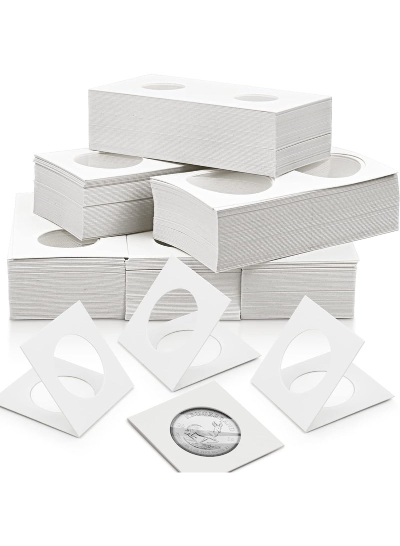 Coin Flips 10 Assorted Sizes 1000Pcs Coin Holders for Colletors The Coin Collection Supplies The Coin Cardboard Coin Flips for Coin Collection (10 assorted size 1000pcs) - Image 2