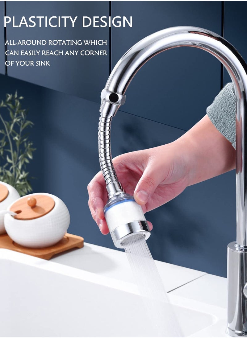TAYRAN Adjustable Water Tap Extender Faucet Water Filters with Active Mineral Efficient Filtration for Kitchen Bathroom Accessories  - Image 2