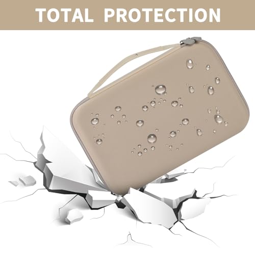 PAIYULE Case for Shark HD331&HD112BRN Hair Blow Dryer HyperAIR Fast 2-in-1, Blow Dryer Storage Bag for Concentrator and Styling Attachments and Rotatable Hot Air Brush Accessories, Box Only (Stone) - Image 5