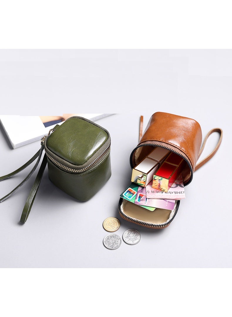 New Solid Color Portable Storage Headphone Case, Coin Purse with a Good Texture, Small Bag for Hand Carrying, Headphone Pouch, Coin Holder, Storage Bag, Card Holder, And Change Purse. - Image 3
