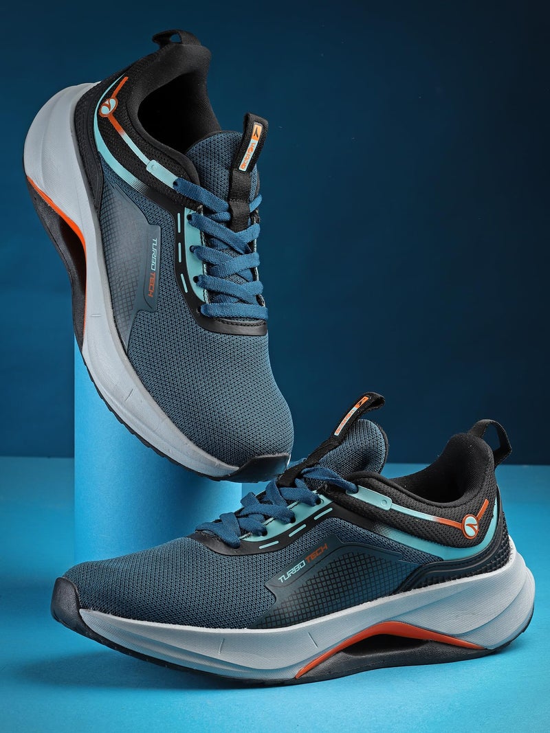 Action | Athleo | BULLET-218 | Men's | Lace-Up | Running | Shoes | Stylish | Lightweight | Comfortable | Trendy | Sports | Shoes - Image 2