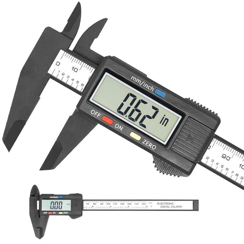 Vizbrite Electronic Digital Caliper with Large LCD Screen, Inch/Millimeter Conversion - Image 1