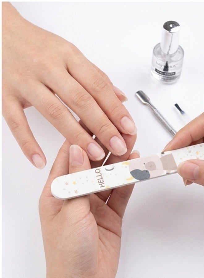 Professional Nail File Set 3 Pieces Premium Quality Multi-Purpose for Shaping, Smoothing and Polishing Natural & Artificial Nails with High Precision and No Damage Double-Sided Sanding Surface for Manicure & Pedicure with Precise Control and Smooth Finish Lightweight Portable Design Ideal for Home, Salon and Travel Durable Long Lasting Nail Care Tools Salon Quality Results for Perfect Nails - Image 4