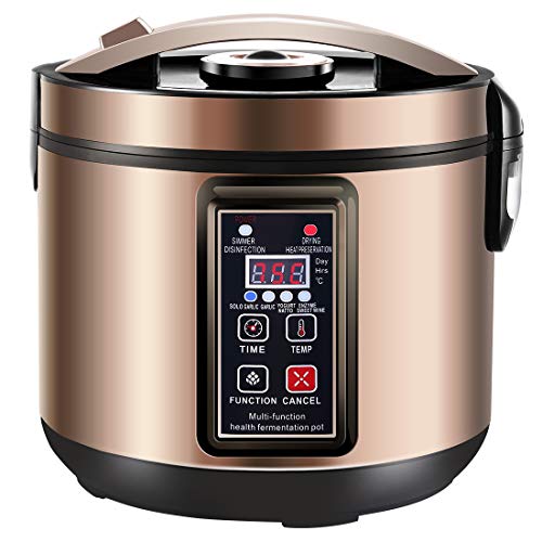 MLGB 6L Black Garlic Fermenter,Yogurt Maker with Adjustable Temperature & Time Control,Kimchi machine,Sweet Rice Wine Maker Full Automatic,Natto Maker,FCC UL Listed - Image 1
