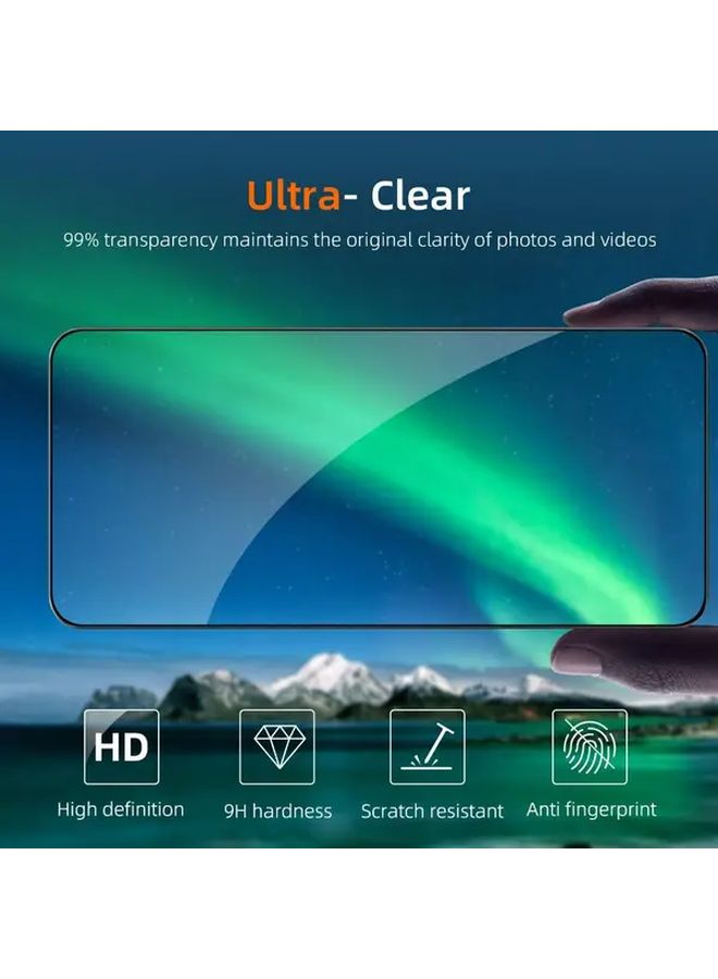 Xiaomi 15T Pro واقي شاشة زجاج مقوى 2 قطعة عالي الدقة من الحافة للحافة مقاوم للكسر - Image 3