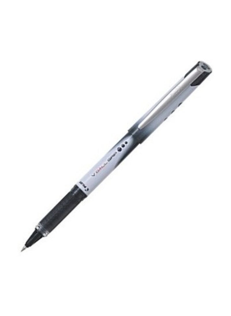 PILOT Pilot V Ball Grip 05 Black Liquid Ink Rollerball - Fine Tip - Image 1