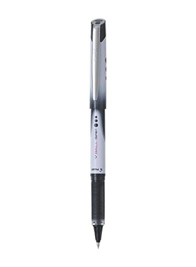 PILOT Pilot V Ball Grip 05 Black Liquid Ink Rollerball - Fine Tip - Image 2