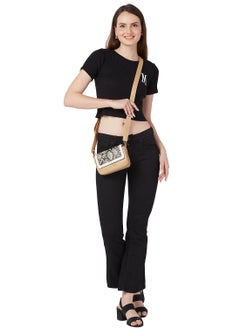 CAPRESE Caprese Ellis Snakeskin print Fawn Faux Leather Small Sling Bag  - Image 2