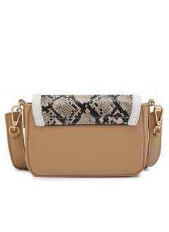 CAPRESE Caprese Ellis Snakeskin print Fawn Faux Leather Small Sling Bag  - Image 3