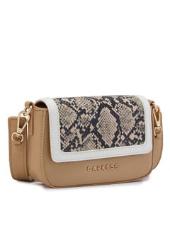 CAPRESE Caprese Ellis Snakeskin print Fawn Faux Leather Small Sling Bag  - Image 4