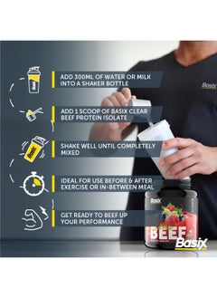 Basix Beef Protein Isolate Vimtonic Flavour 2.2lb  - Image 3